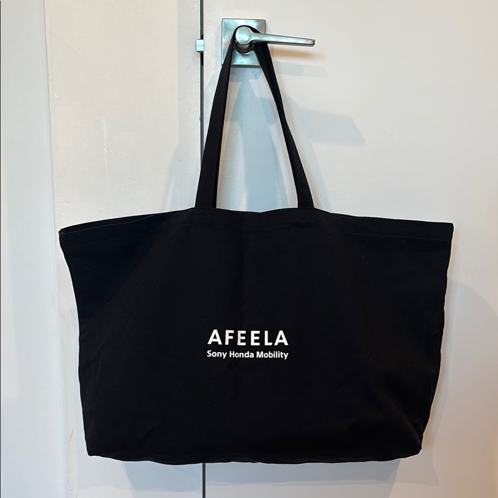 Final Sale! Afeela Sony Honda Mobility 100% Cotton Oversized Tote Bag
